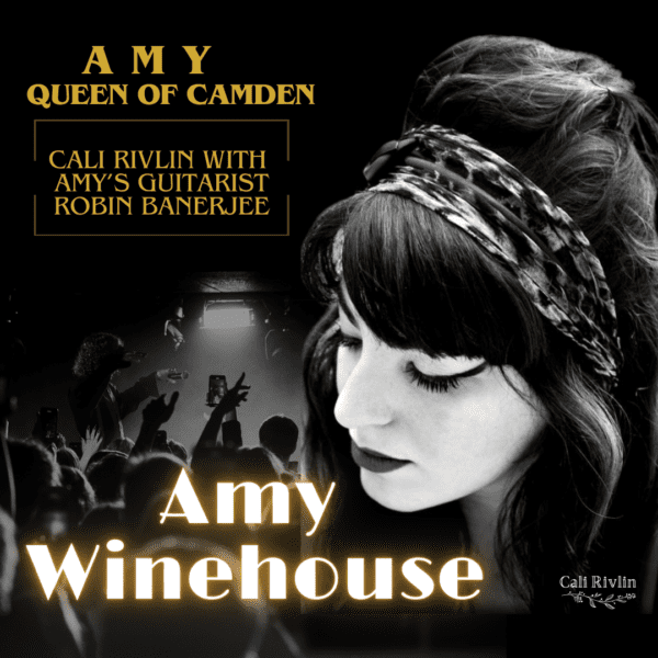 Amy Queen of Camden: Cali Rivlin with Am's Guitarist Robin Banerjee